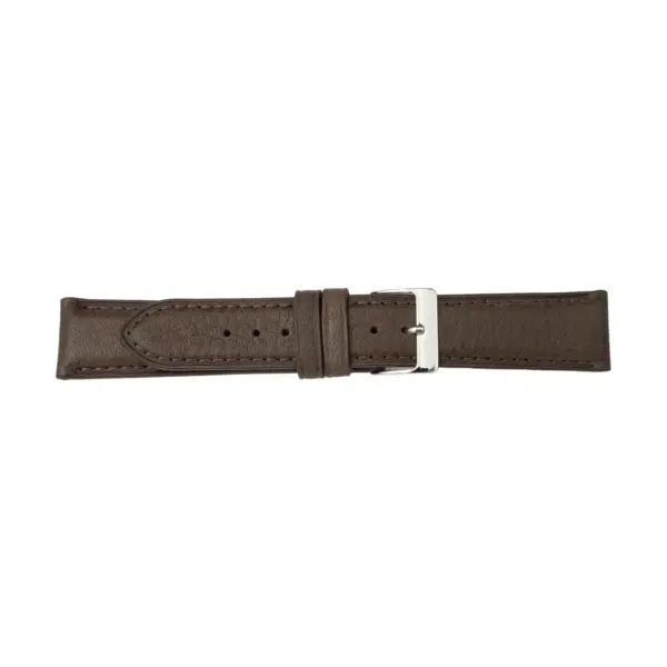 Pebro Uhrenarmband aus deutschem Leder (1089) - Dunkelbraun