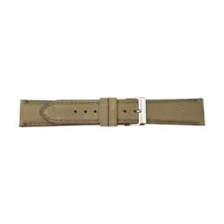 Pebro Uhrenarmband aus deutschem Leder (1091) - Olivgrün