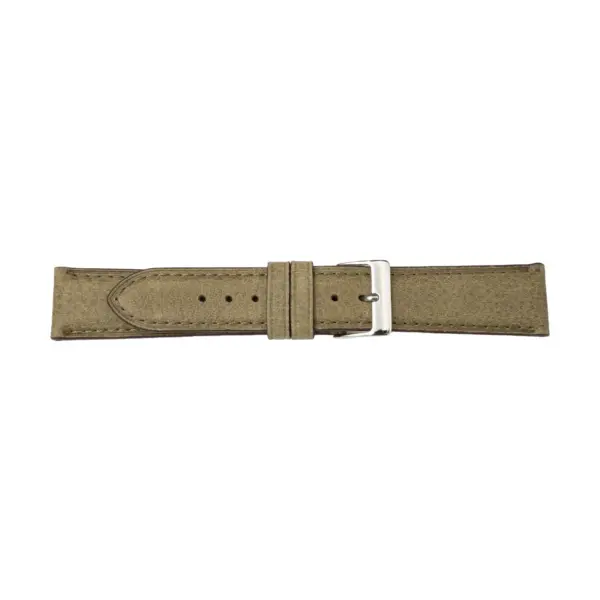 Pebro Uhrenarmband aus deutschem Leder (1091) - Olivgrün