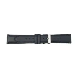 Pebro Uhrenarmband aus deutschem Leder (1092) - Dunkelblau