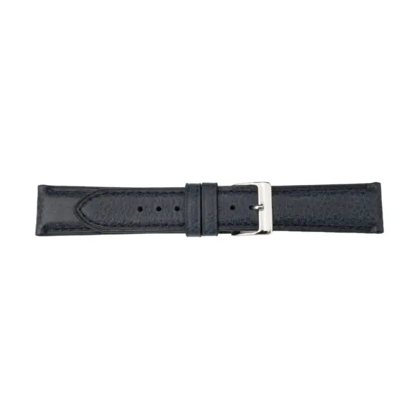 Pebro Uhrenarmband aus deutschem Leder (1092) - Dunkelblau