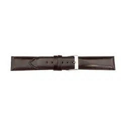 Pebro Uhrenarmband aus italienischem Leder (1113) - Dunkelbraun