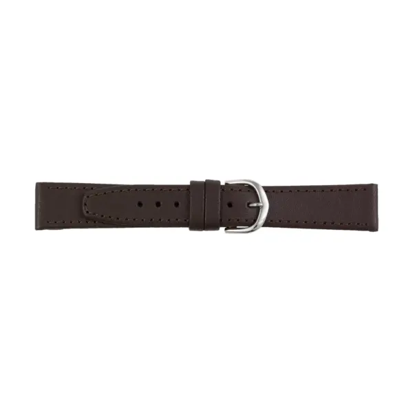 Pebro Leder-Uhrenarmband (105) - Dunkelbraun