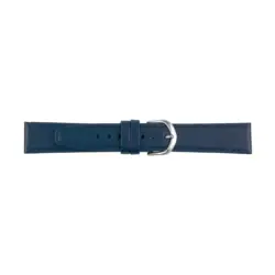 Pebro Leder-Uhrenarmband (115) - Dunkelblau