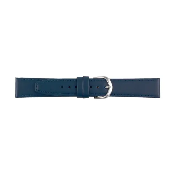 Pebro Leder-Uhrenarmband (115) - Dunkelblau