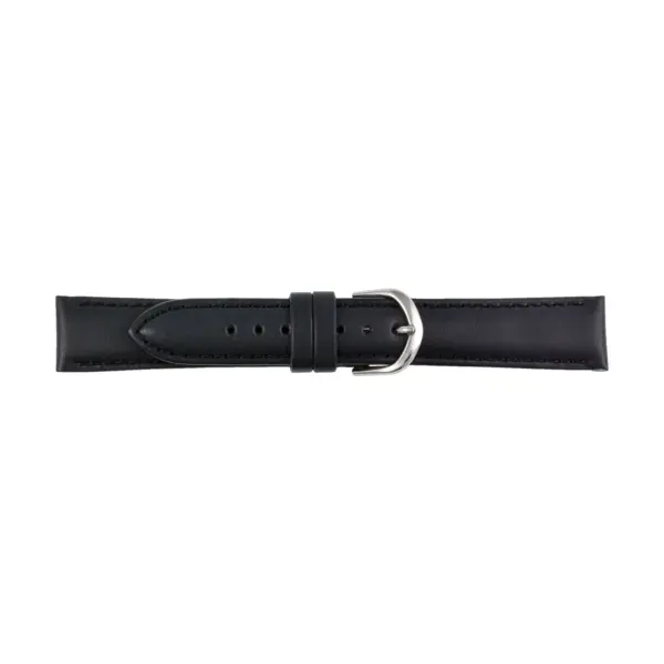 Pebro Leder-Uhrenarmband (245) - Schwarz
