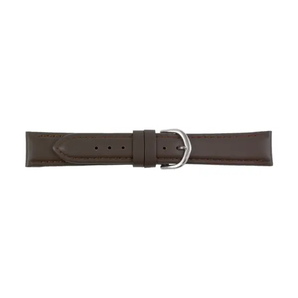 Pebro Leder-Uhrenarmband (246) - Dunkelbraun