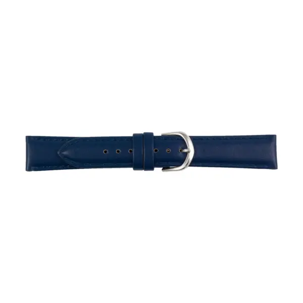 Pebro Leder-Uhrenarmband (248) - Dunkelblau