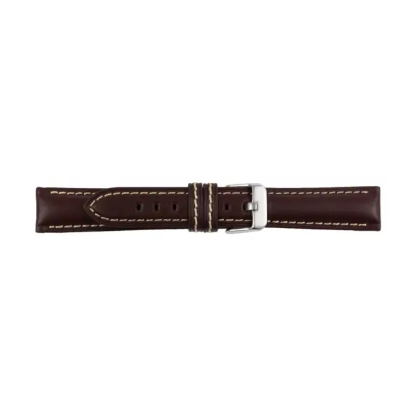 Pebro Leder-Uhrenarmband (264) - Dunkelbraun