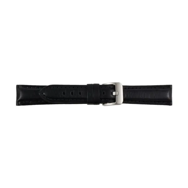 Pebro Leder-Uhrenarmband (322) - Schwarz
