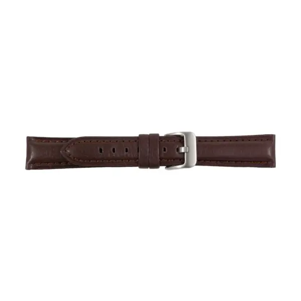 Pebro Leder-Uhrenarmband (323) - Dunkelbraun