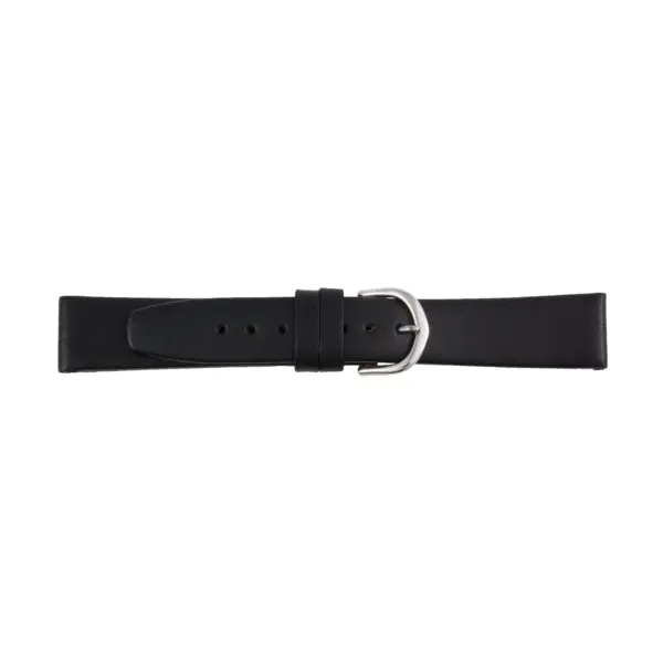 Pebro Leder-Uhrenarmband (500) - Schwarz