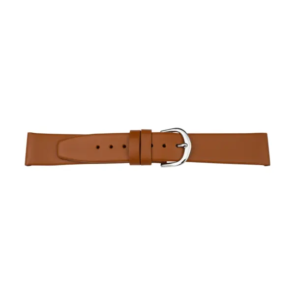 Pebro Leder-Uhrenarmband (673) - Cognac