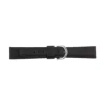 Pebro Leather Watch Strap (731) - Black