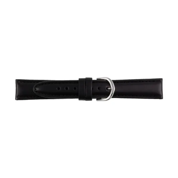 Pebro Leder-Uhrenarmband (760) - Schwarz