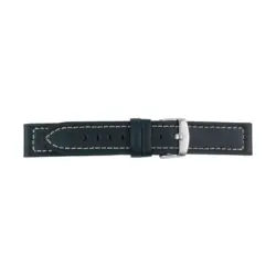 Pebro Leder-Uhrenarmband (792) - Dunkelblau