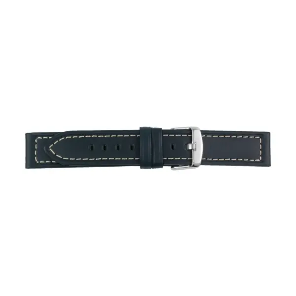 Pebro Leder-Uhrenarmband (792) - Dunkelblau
