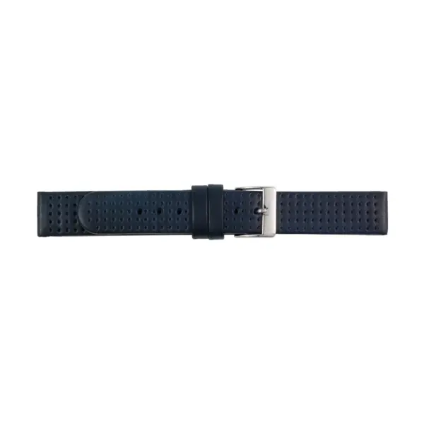 Pebro perforiertes Racing Uhrenarmband (093) - Dunkelblau