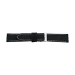 Pebro Premium Leather Watch Strap (1067) - Black