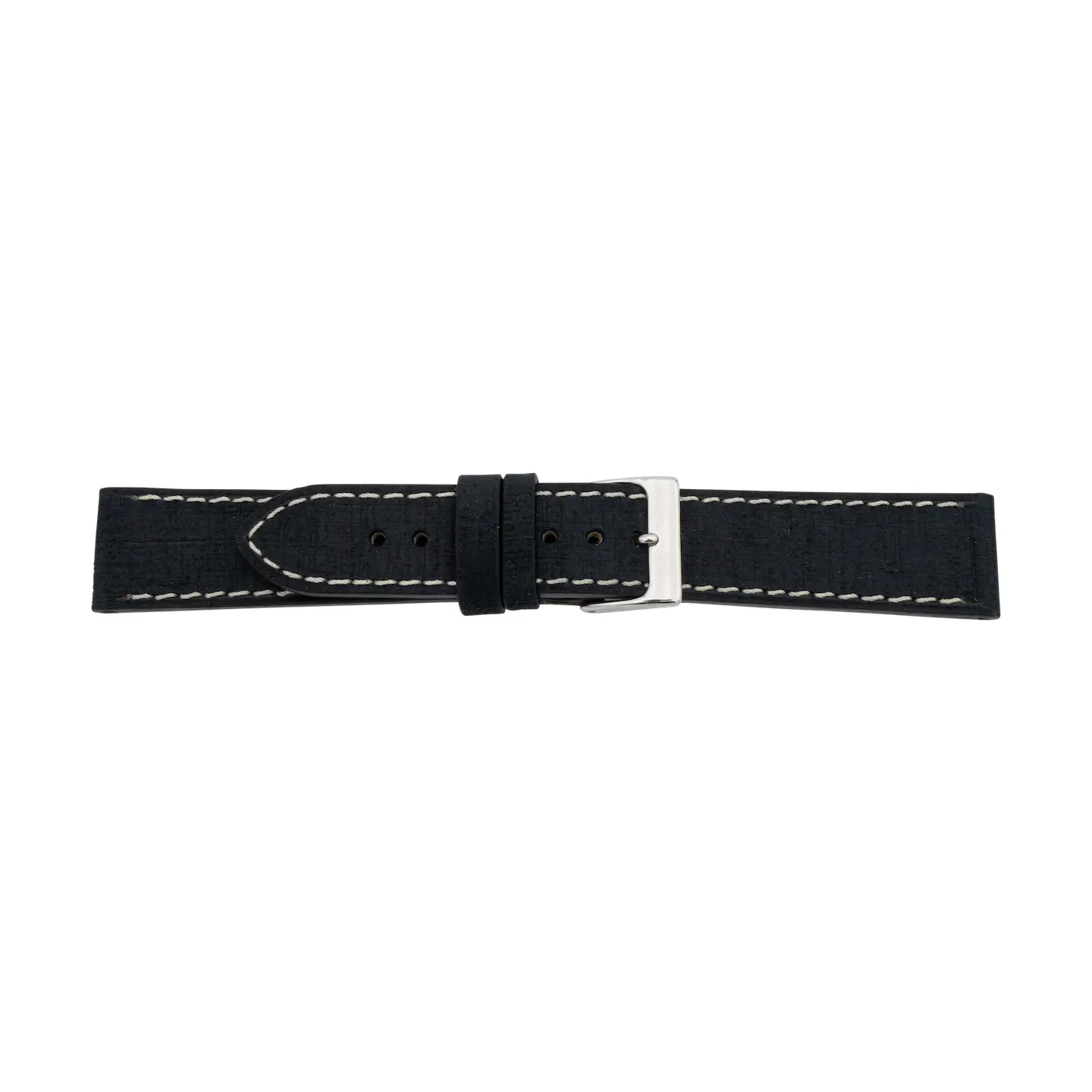 Pebro Premium Leder-Uhrenarmband (1067) - Schwarz