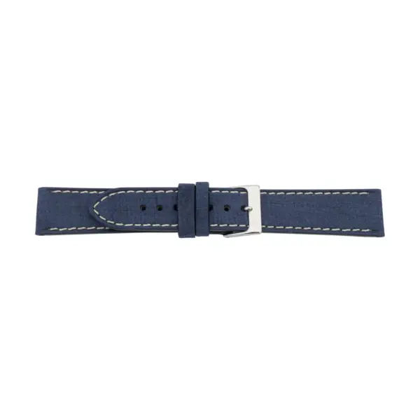 Pebro Premium Leder-Uhrenarmband (1068) - Dunkelblau
