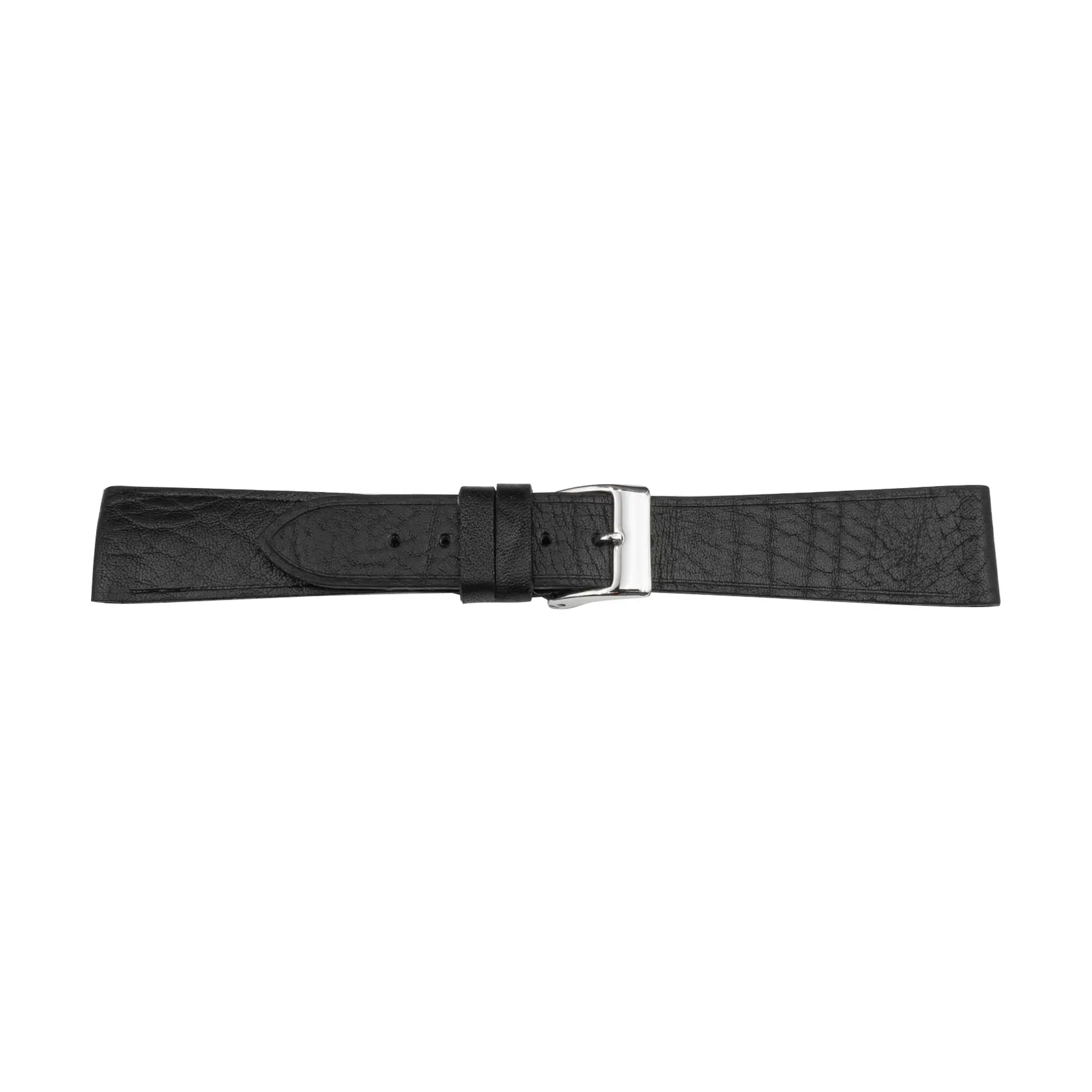 Pebro Premium Leder Uhrenarmband (1072) - Schwarz