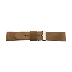 Pebro Premium Leder-Uhrenarmband (1078) - Weizenbraun