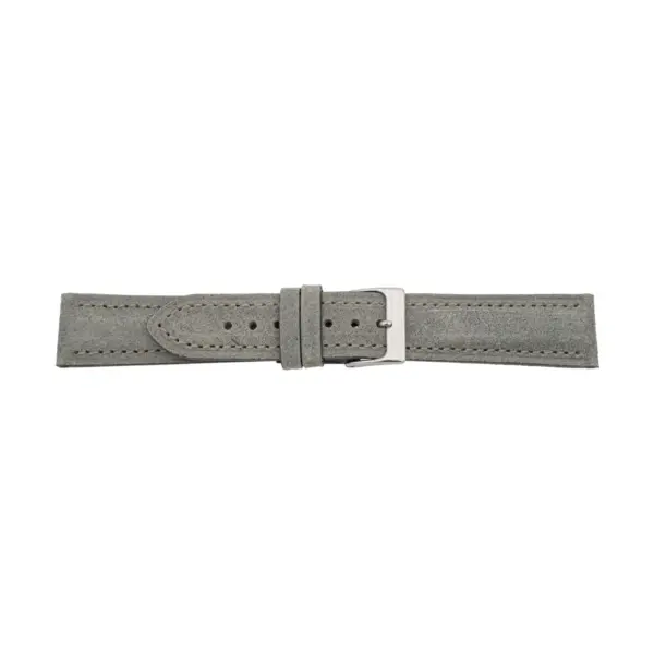Pebro Premium Vintage Leder Uhrenarmband (1060) - Grau