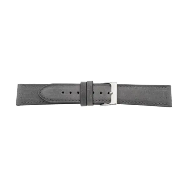 Pebro Premium Vintage Leder Uhrenarmband (1066) - Grau