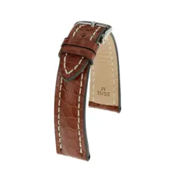 RIOS1931 Ambassador - Uhrenarmband aus Alligatorenleder (250) - Mahagoni
