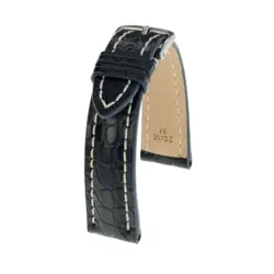 RIOS1931 Ambassador - Uhrenarmband aus Alligatorenleder (250) - Ozeanblau