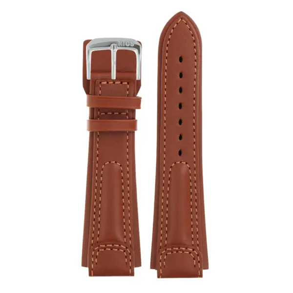 RIOS1931 Apulia - Uhrenarmband aus Kalbsleder (138) - Cognac – Bild 2