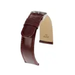 RIOS1931 Arizona - Saddle Leather Watch Strap (46) - Burgundy