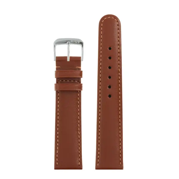 RIOS1931 Arizona - Uhrenarmband aus Sattelleder (46) - Cognac – Bild 2