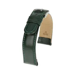 RIOS1931 Arizona - Uhrenarmband aus Sattelleder (46S) - Forstgrün