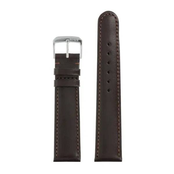 RIOS1931 Arizona - Uhrenarmband aus Sattelleder (46S) - Mokka – Bild 2