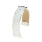 RIOS1931 Arizona - Saddle Leather Watch Strap (46S) - White