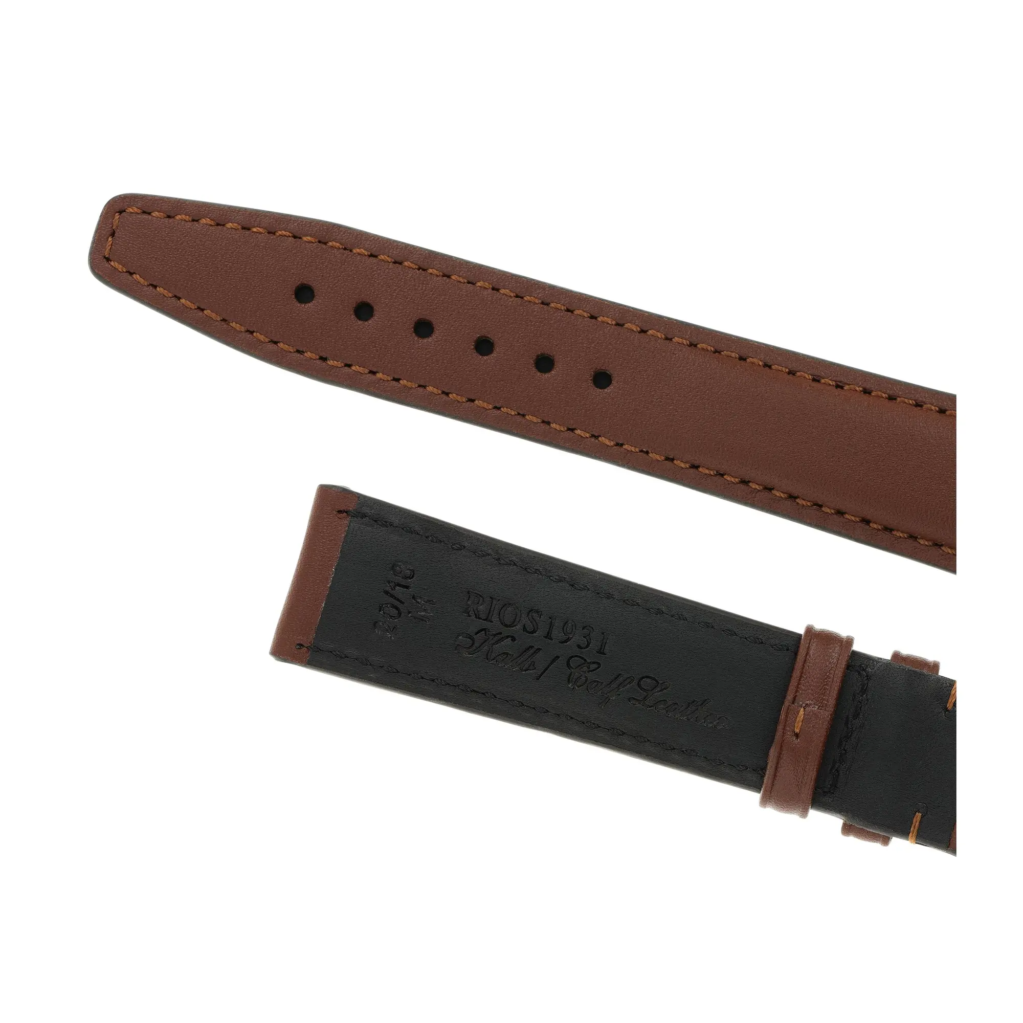 RIOS1931 Capri - Uhrenarmband aus Kalbsleder (104) - Mahagoni – Bild 4