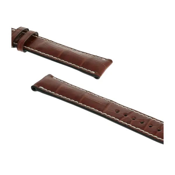 RIOS1931 Connoisseur - Uhrenarmband aus Alligatorenleder (256) - Mahagoni – Bild 3