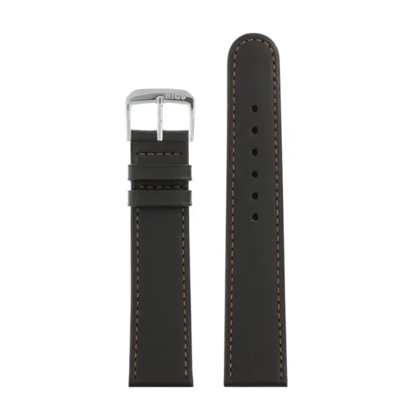 RIOS1931 Ecco - Uhrenarmband aus Rindsleder (20) - Mokka – Bild 2