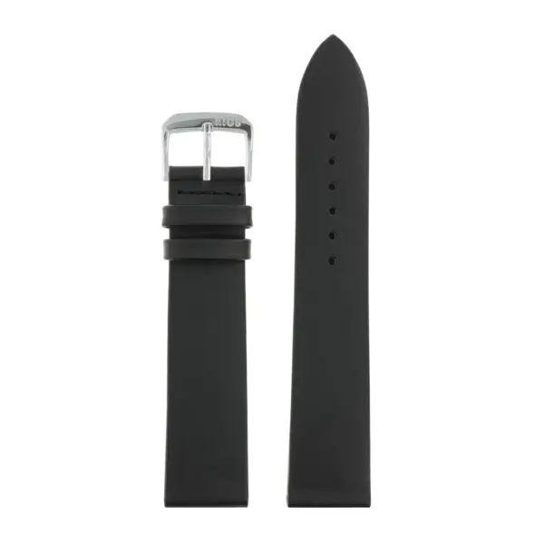 RIOS1931 Elegant - Uhrenarmband aus Rindsleder (43) - Schwarz – Bild 2