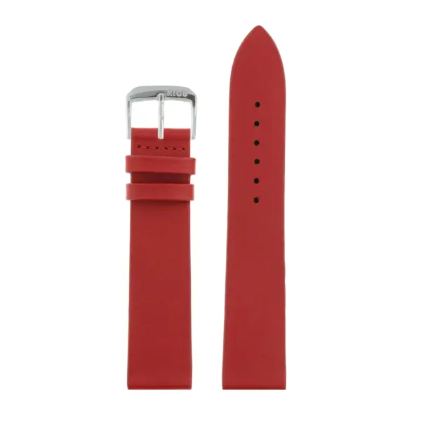 RIOS1931 Elegant - Uhrenarmband aus Rindsleder (43) - Rot – Bild 2