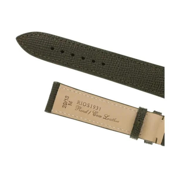 RIOS1931 French - Uhrenarmband aus Rindsleder (45) - Olivgrün – Bild 4