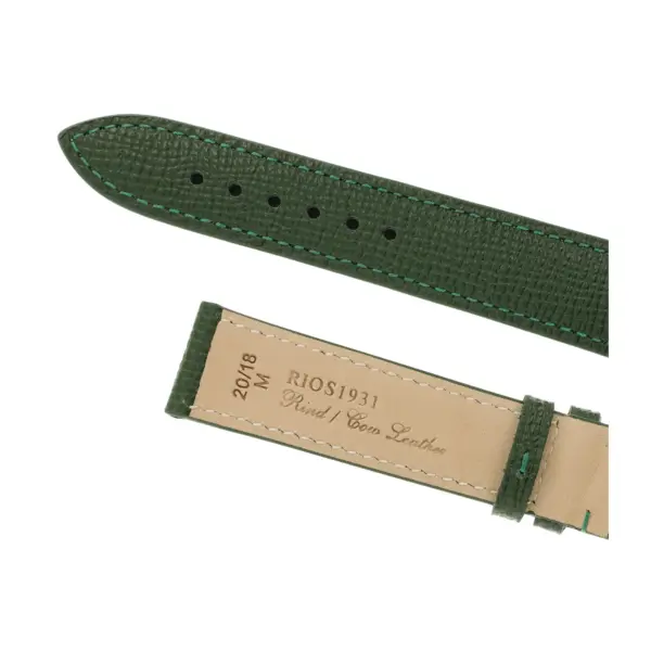 RIOS1931 French - Uhrenarmband aus Rindsleder (45) - Forstgrün – Bild 4
