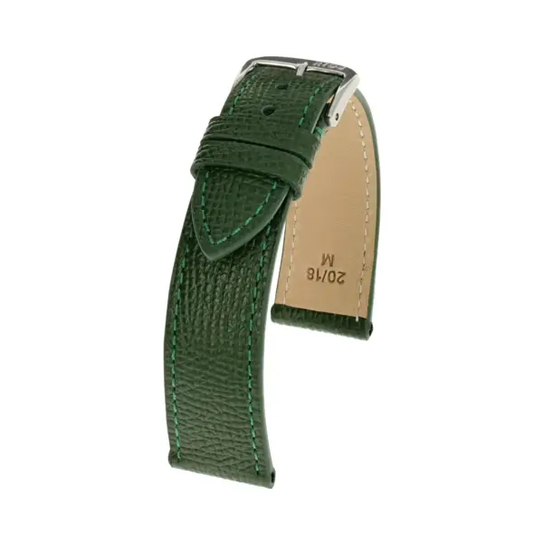 RIOS1931 French - Uhrenarmband aus Rindsleder (45) - Forstgrün