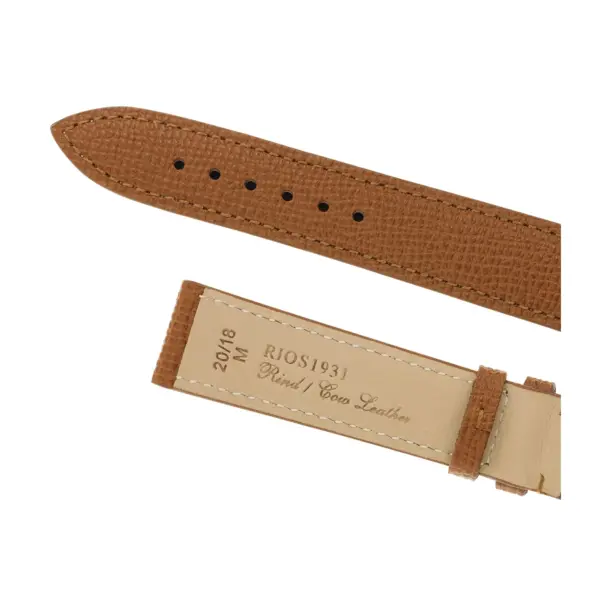 RIOS1931 French - Uhrenarmband aus Rindsleder (45) - Honig – Bild 4