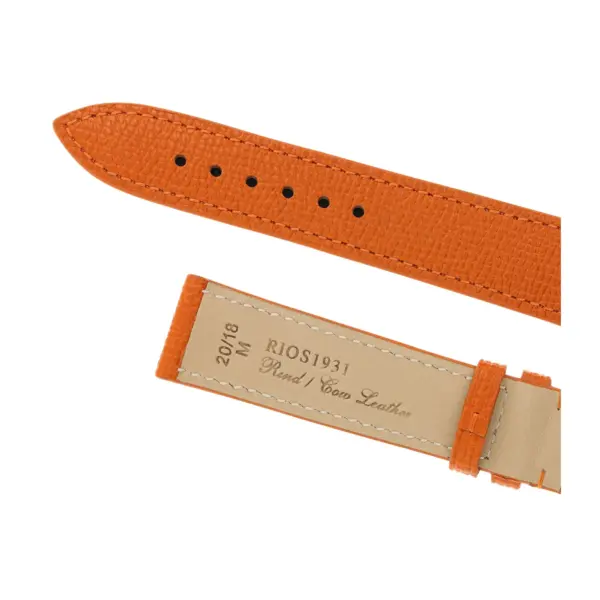 RIOS1931 French - Uhrenarmband aus Rindsleder (45) - Orange – Bild 4