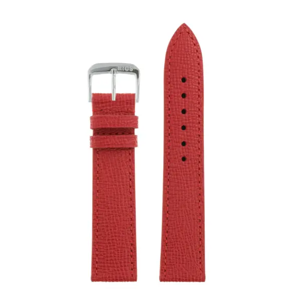 RIOS1931 French - Uhrenarmband aus Rindsleder (45) - Rot – Bild 2