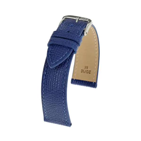 RIOS1931 French - Uhrenarmband aus Rindsleder (45) - Royalblau