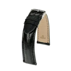RIOS1931 Heritage - Uhrenarmband aus Alligatorenleder (249) - Schwarz